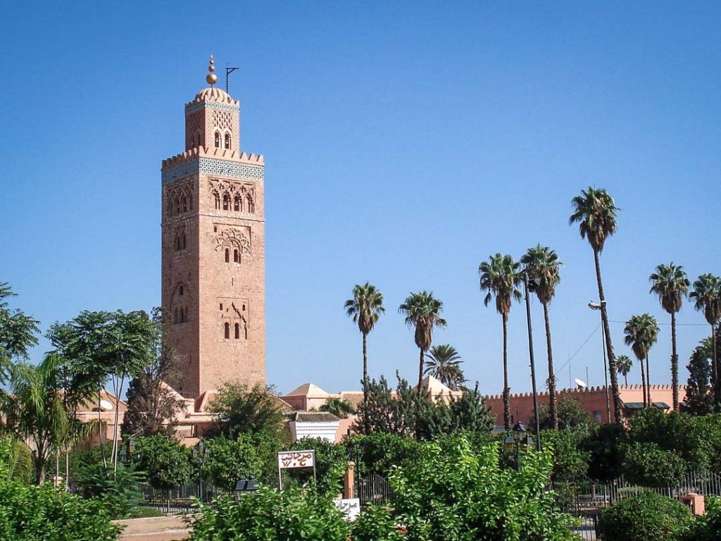 Que ver en Marrakech - Mezquita Koutoubia