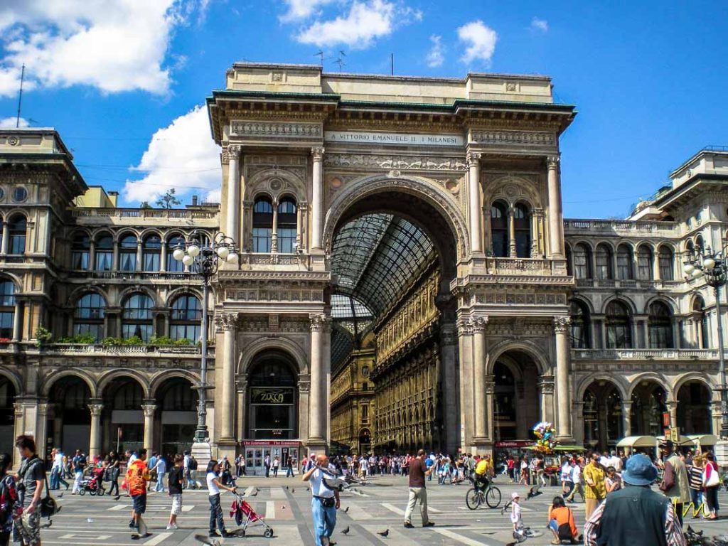 Qué ver en Milán - Galería Víctor Manuel II