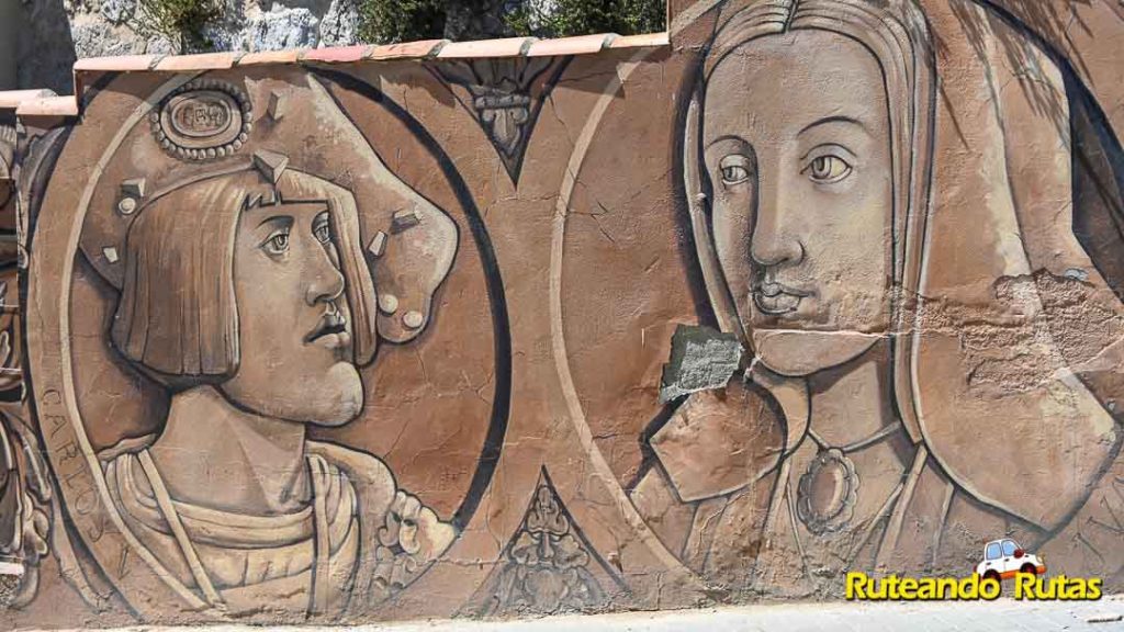 Ruta de los Murales en Tordesillas - Carlos V y Juana I