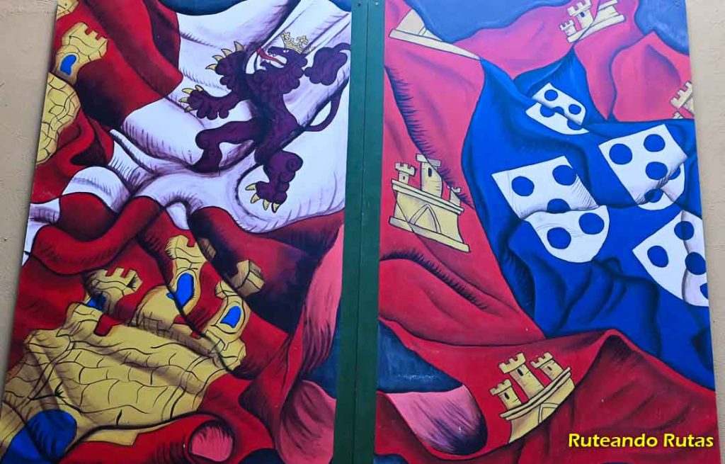 Ruta de los Murales en Tordesillas - Bandera de Dos Mundos