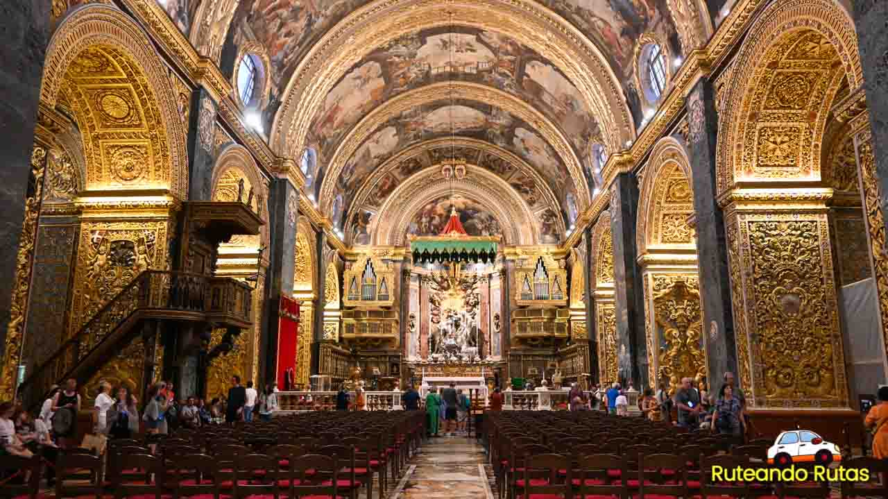 Qué ver en La Valeta - Concatedral de San Juan de Malta