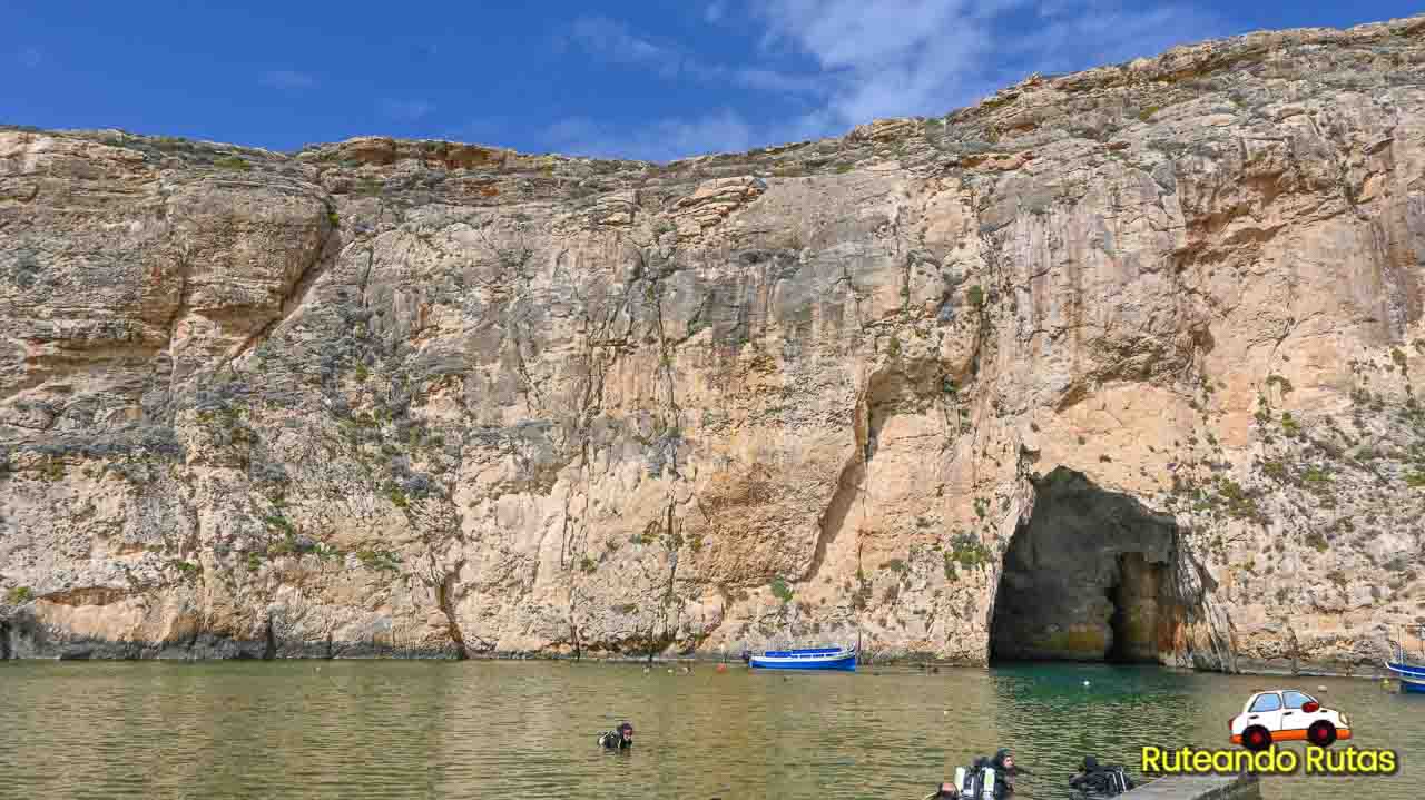 Qué ver en Gozo - Inland Sea en Dwejra