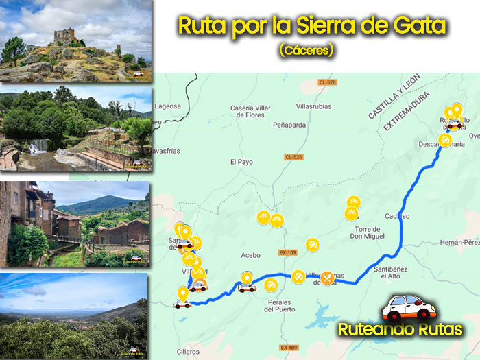 Ruta en coche por la Sierra de Gata en Cáceres